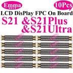 10Pcs Display Connector On Board for Samsung S24 Plus S23 Ultra S22 S21 S20 FE Note 20 S10 LiteLCD Screen FPC On Mainboard Plug