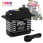 70KG 60KG 55KG Brushless Servos Magnetic Induct 8.4V Steel Helical Gear Servos Motor 25T Metal Servo Arm For 1/8 1/10 RC Car