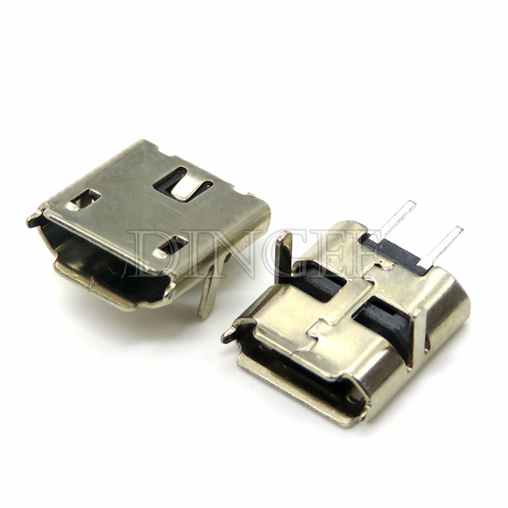 20PCS 5 Pin 10 Pin SMT Socket Connector Micro USB Type B Female Placement 12 Models SMD DIP Socket Connector