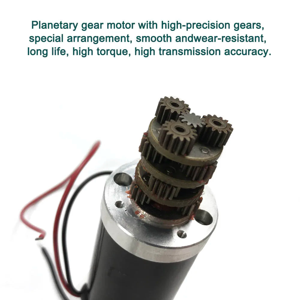 Bringsmart SR16-030 Planetary Gear Motor 12V Micro Motor Low Speed Small Motor Slow Speed Large Torque DC Motor Customized