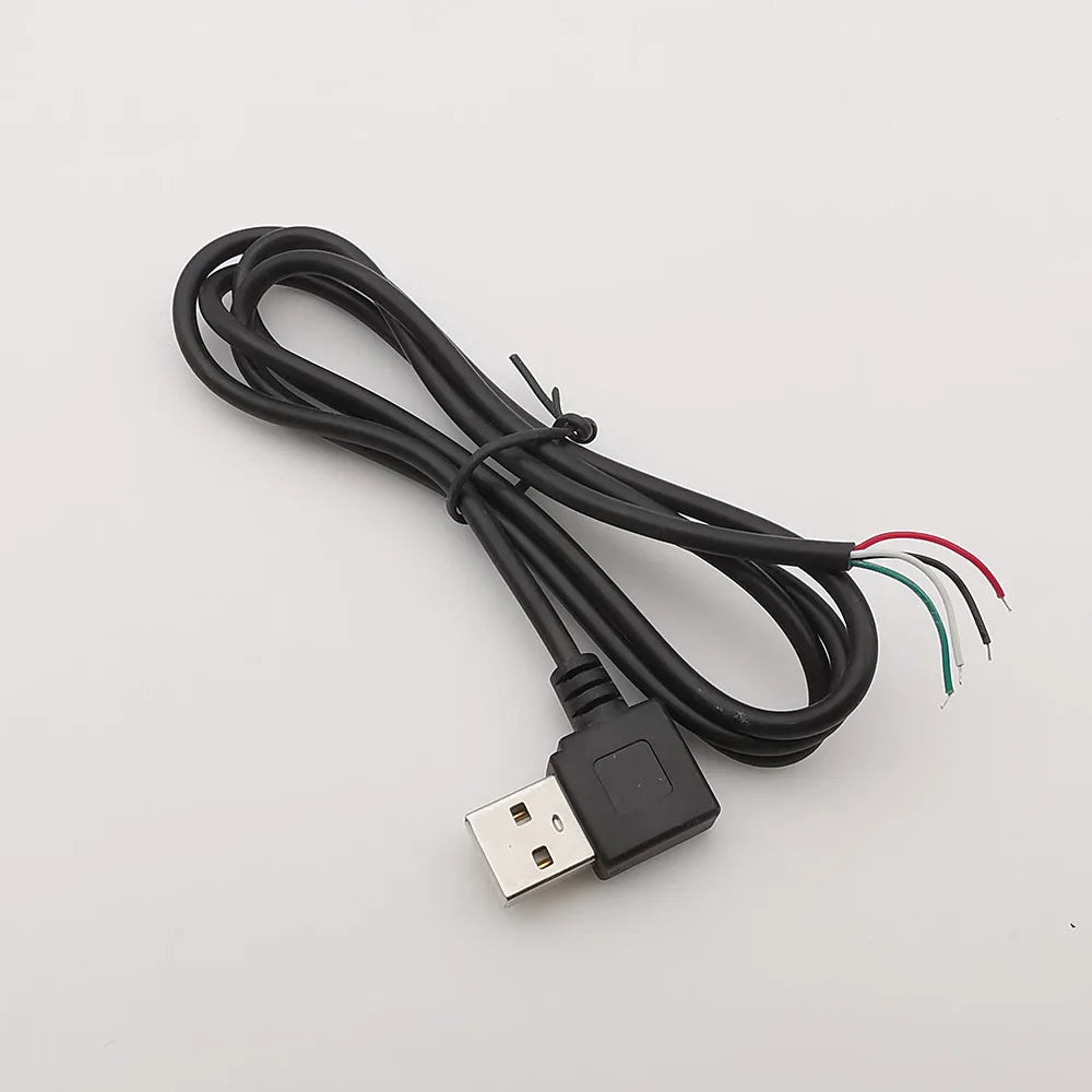 5V USB 2.0 A Female Male Power Supply Cable Connector 2Pin 4Pin Wire Charge Extension Cable Adapter Welding Line DIY 0.3m 1m 2m