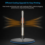 V4.0 Hotend For Bambu Lab Hotend With Nozzle For Bambu Hot end Complete For Bambulab X1 Carbon P1P Thermistor  X1C Accessories
