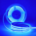 DC 12V 24V COB Strip 320Leds/M High Density RA90 White Pink Yellow Ice Blue Red Green Flexible Ribbon Rope LED Light