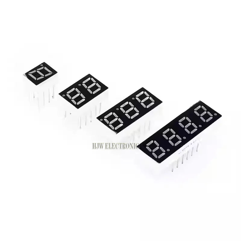 5pcs Led Digital Tube Display 0.28/0.36/0.4/0.56/0.8-inch 1/2/3/4-bit 7 Segment Common Cathode/anode Red/white/yellow/green/blue