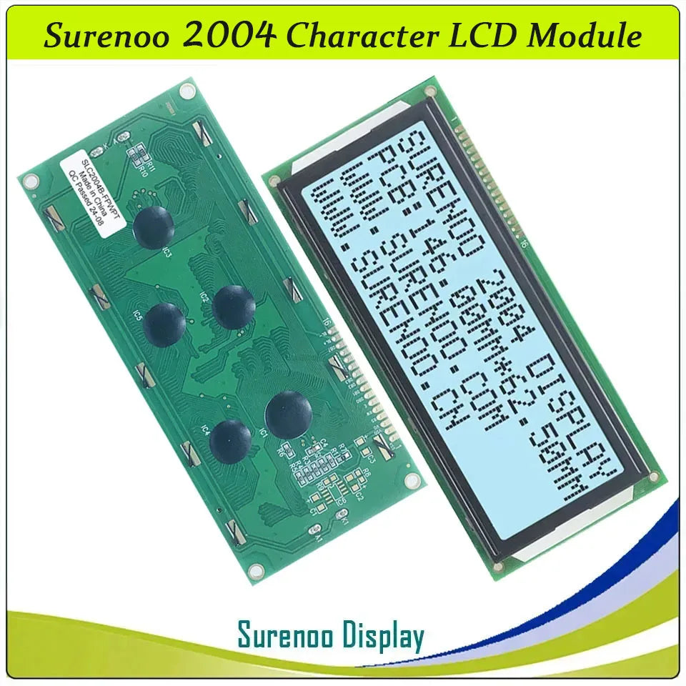 Surenoo 204 20X4 2004 Parallel Serial IIC I2C LCD2USB USB2LCD RS232 UART TTL Large Character LCD Module Display Screen Panel LCM