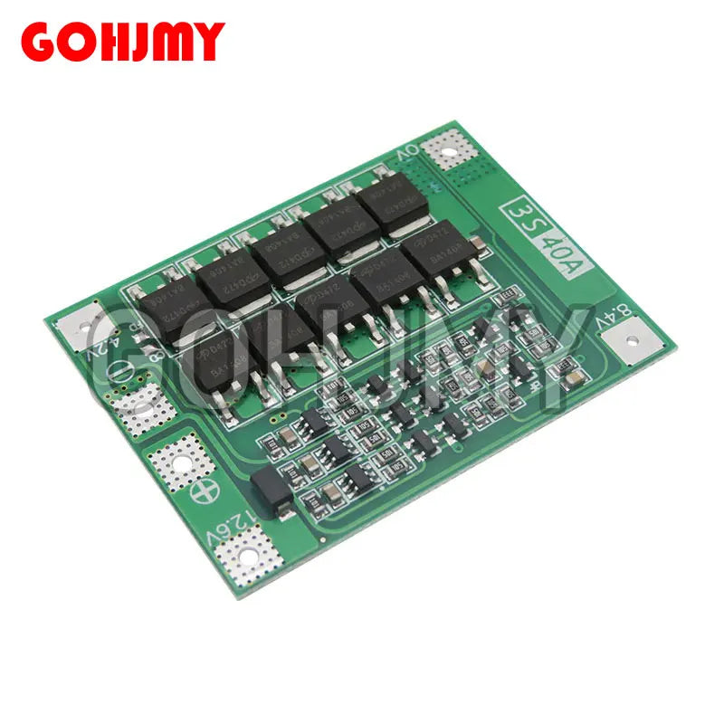 3S 6A 8A 10A 20A 25A 30A 40A 60A Li-ion Lithium Battery 18650 Charger PCB BMS Protection Board For Drill Motor Lipo Cell Module