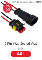 1set 2.8mm 2/3/4/6/9 pin Automotive Quick connection Electrical wire connector Male Female cable terminal plug Kits Motorcycle