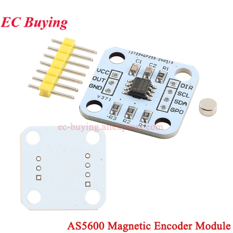5Pc/1pc AS5600 Magnetic Encoder Module TLE5012 MT6701 MT6816 MT6826S AK09911C KTH7824 3144E Sensor Induction Control Door Switch
