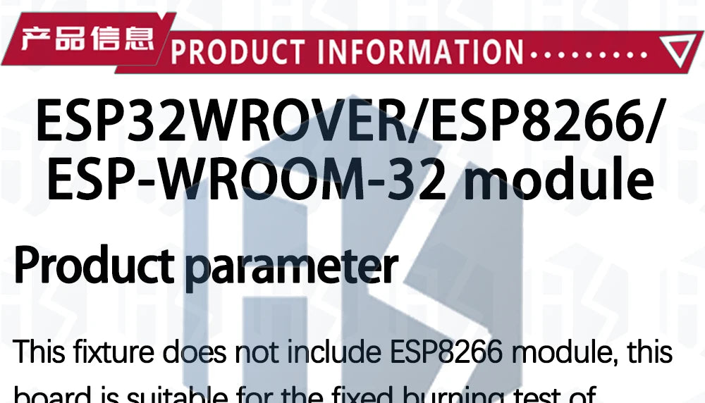 Durable ESP Development Board Programming Fixture (1PC) – Supports ESP8266/ESP32 & ESP-12F/07S/12S Modules