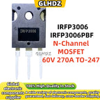 (2-5-10-30uds) 100% nuevo chipset original IRFP3006PBF TO-247 IRFP3006  N-Channel MOSFET 60V 270A TO-247