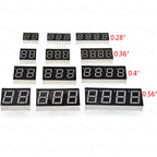 5Pcs LED Digital Tube Display 0.28/0.36/0.4/0.56/0.8-Inch 1/2/3/4-Bit 7 Segment Common Cathode/Anode Red/White/Yellow/Green/Blue
