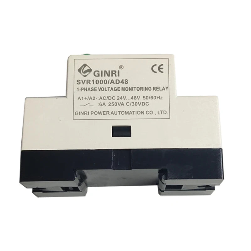 SVR1000/AD48 LCD Single-Phase AC/DC 24~48V Overvoltage/Undervoltage Monitoring Relays
