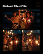 K&F CONCEPT Effects Filters Kaleidoscope Prism/Spiral Halo/Split Diopter/Motion Blur/4 6 8 Points Camera Lens Filter Photography