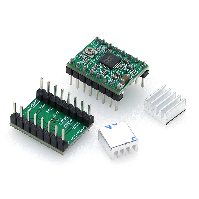 3D Printer Parts A4988 DRV8825 Stepper Motor Driver With Heat sink For SKR V1.3 1.4 GTR V1.0 RAMPS 1.4 1.6 MKS GEN V1.4 board