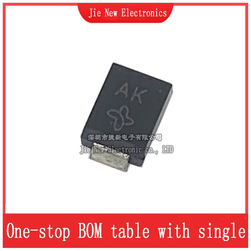 50PCS SMBJ5.0CA SMBJ6.0CA SMBJ10CA SMBJ12CA SMBJ13CA SMBJ15CA SMBJ18CA SMBJ20CA SMBJ22CA SMBJ24CA SMB DO-214AA Tvs Diode