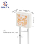 SELTE 115C 136C 250V 10A 15A 16A Square Temperature Fuses Thermal Fuses ThermostatThermal Protector