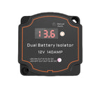New Design Digital  Display Dual Battery Isolator 12V 140A Voltage Sensitive Intelligent Split Charge Relay VSR For Camper Car