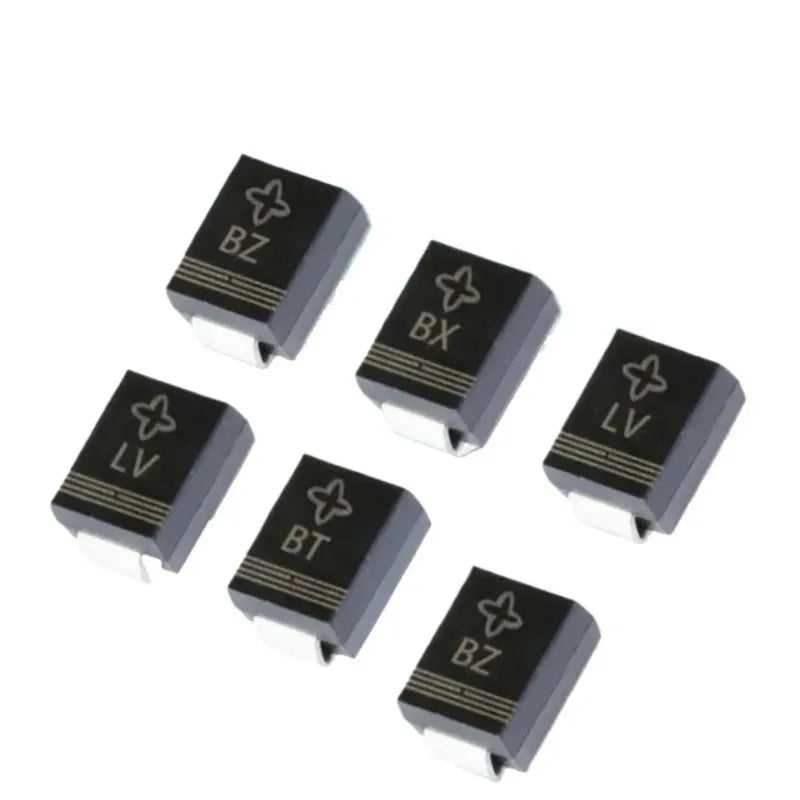 100Pcs TVS Diode SMBJ5.0A SMBJ5.0CA SMBJ6.0A SMBJ6.0CA SMBJ6.5A SMBJ6.8A SMBJ6.8CA SMBJ7.0A SMBJ7.5A SMBJ10A