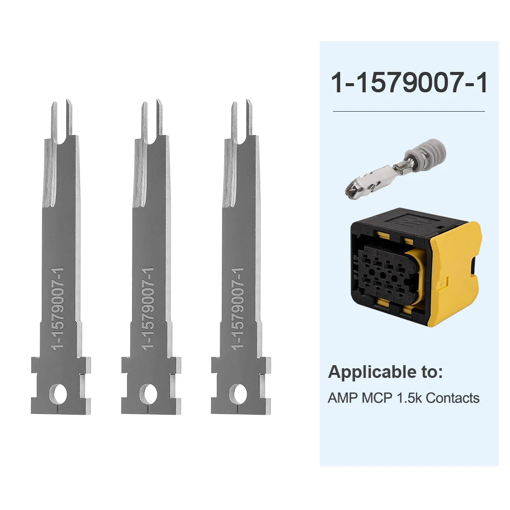 JRready Replacement Tip Kit for Extraction Tool &Terminal Release Tool for Deutsch,AMP/TE,Molex,Delphi,JST,Harting Connectors