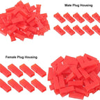 SN-58B Connector Crimping Plier Set 420pcs 2.54mm JST SYP 2Pin Female&Male Red Plug Housing Terminal Kit Pin Way Cable Plug Tool