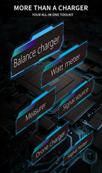 ToolkitRC M8P Intelligent Charger 1-8S 600W 20A Remote Control Car Aviation Model Aircraft Lithium Battery FPV Fast Charging