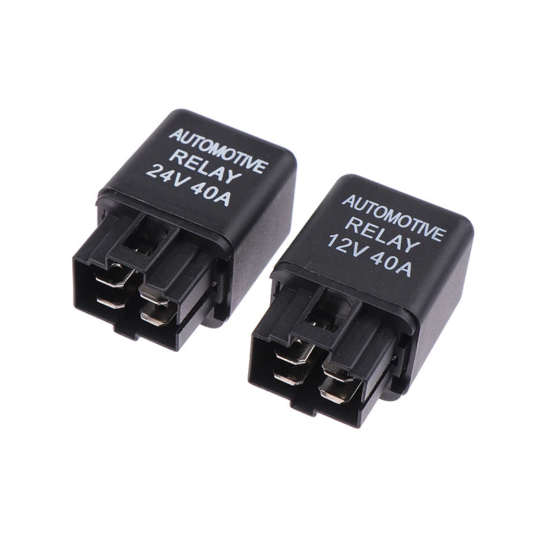 1Pc Car Relay 12V 24V 40A 40 AMP Car Automotive Van Boat Bike 4 Pin SPST Alarm Relay Auto Replacement Parts