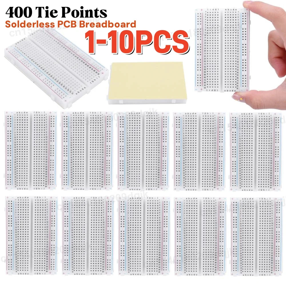 400 Tie Points Solderless PCB Breadboard Mini Universal Test Protoboard DIY Bread Board Bus Test Circuit Board For arduino