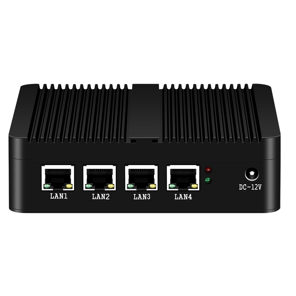 4 Ethernet Mini PC Intel N100 N2830 J1900 J4125 N5105 CPUs X86 Firewall Router Pfsense OPNSENSE Windows Linux Virtual Machine