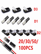 1/2/3 Way Quick-Connect Terminal Electrical Connector Strip Terminal Car Wire Cable Connection Sealed Dustproof Wire Auto Wiring