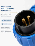 SP13 Waterproof Aviation Connector IP68 Cable to Cable In-line Plug Socket 2 3 4 5 6 7 9 Pin Circular Connector Adapter Kit