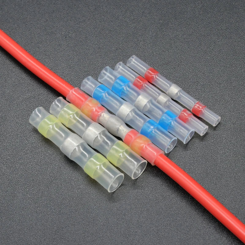 Waterproof Heat Shrink Butt Splices for A Secure Corrosion-Resistant Seal All-in-One Solder Seal Wire Connector Kit With Box