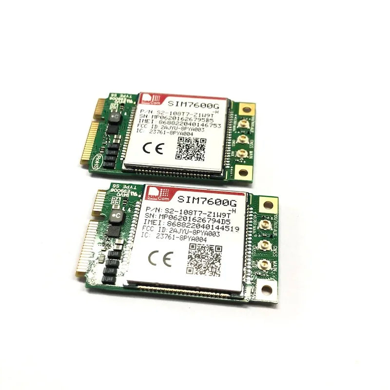 SIMCOM SIM7600 SIM7600G-H PCIE SIM7600G-H R2 MINI PCIE 4G LTE CAT4 Module Global band Support GNSS Compatible with EG25-G ﻿