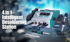 YIHUA 948-II Suction Tin Gun Desoldering Station Hot Air Gun Soldering Iron Suction Pen 4 IN 1 Intelligent Soldering Station