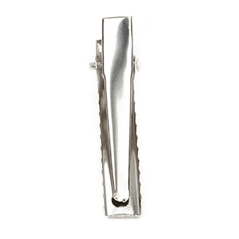 50pcs/lot Metal Crocodile Clips Cable Lead Testing Metal Alligator Clips Clamps Hair Clips Hairpins 35mm-75mm