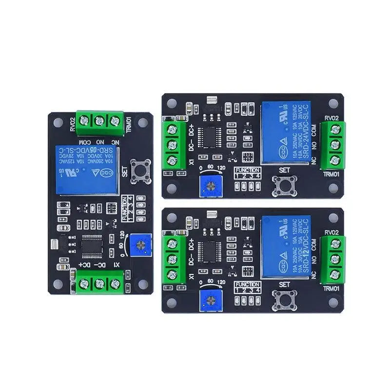 Self Locking Delay Timer Relay Adjustable Time Switch Module Accurate On Off Control for Industrial Automation Home Appliance