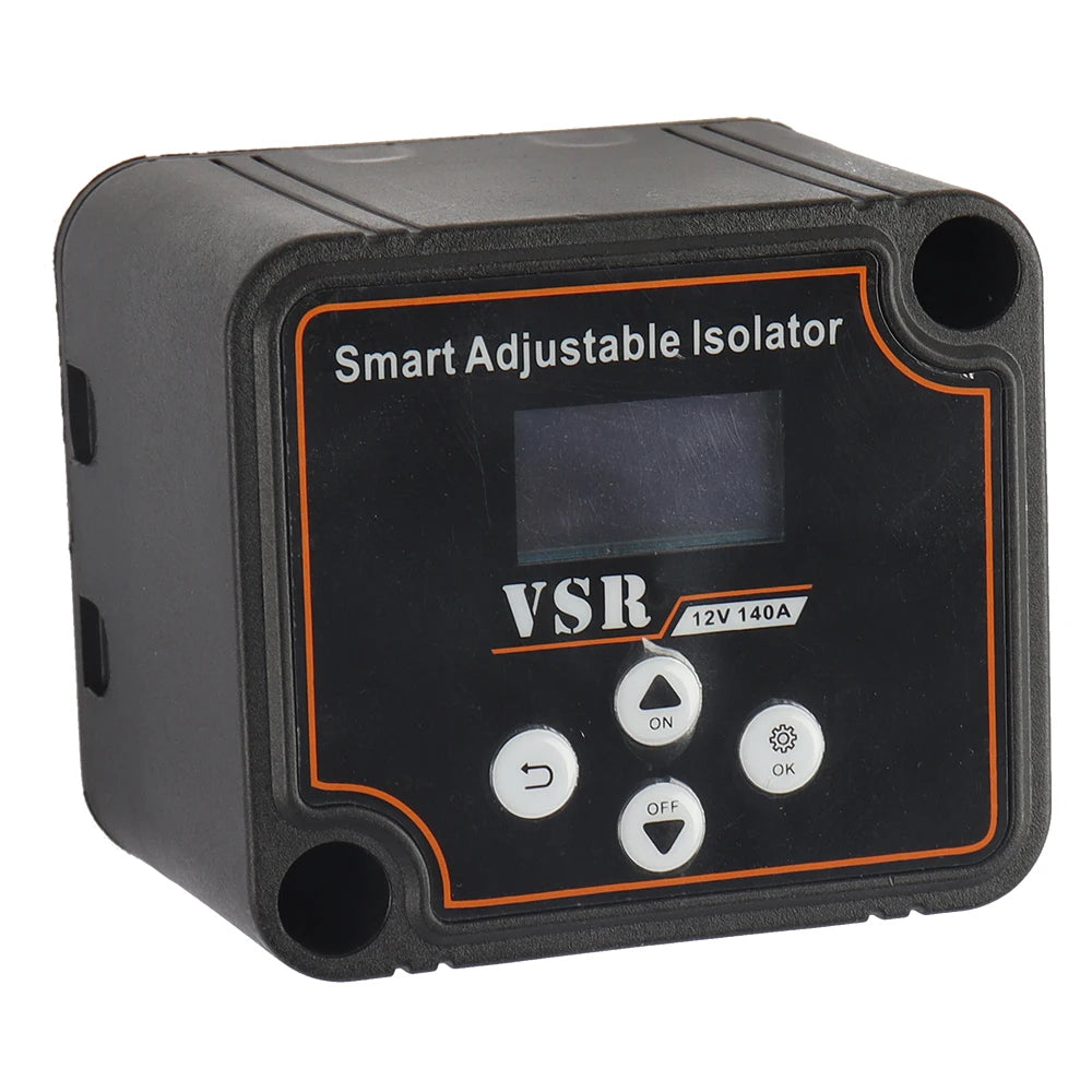 12V 140A Dual Battery Smart Isolator ,Display VSR Car Relay Voltage Setting Voltage Sensitive Relay For Camper Car RV