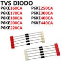 100PCS TVS DIODE P6KE160CA P6KE170CA P6KE180CA P6KE200CA P6KE220CA P6KE250CA P6KE300CA P6KE400CA P6KE440CA