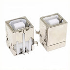 5/10Pcs Right Angle USB B Female Socket 90 Degree PCB Mount Connector Printer Interface Port
