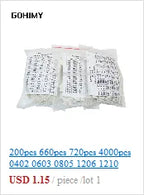 20pcs 2W Metal film resistor 1% 1R~1M 2.2R 4.7R 10R 22R 47R 100R 220R 470R 1K 10K 100K 2.2 4.7 10 22 47 100 220 470 ohm