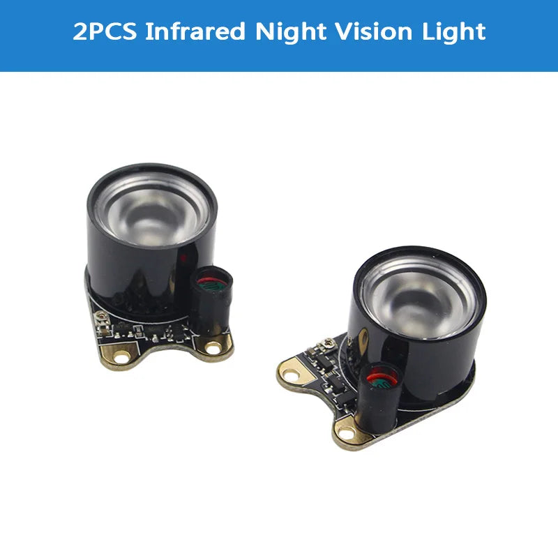 Raspberry Pi Night Vision Camera with 2 Infrared Light 5MP OV5647 Webcam 75 175 IR-CUT Camera for Raspberry Pi 4B 3B+ 3B Zero