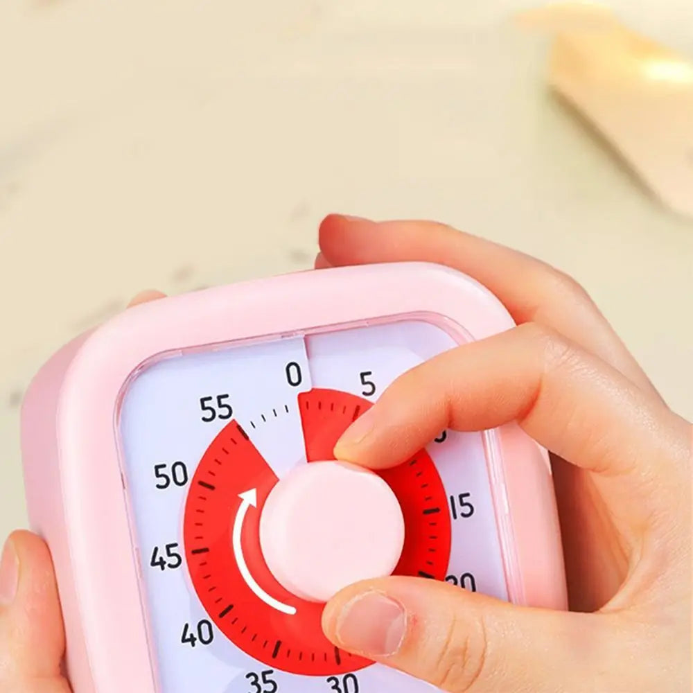 Silent Visual Timer 60-Minute Stopwatch Alarm Clock Countdown Timer Visualization Loud Kitchen Cooking Timer Kitchen