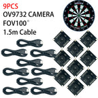 3-Pack OV9732 USB Camera 100° No Distortion 30FPS for Autodarts.io Dart Scoring System Raspberry Pi Mac Linux
