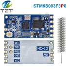 DIYTZT 1/2/3PCS 433Mhz HC-12 SI4463/4438 wireless serial port module 1000m replace bluetooth NEW