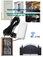 Tuya WIFI Smart Door Window Magnetic Sensor Security Alarm Open Closed Detector for Anti-theft Door Iron Rolling Door Iron Gate