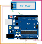 XZG 1-20PCS 0.91 Inch 128x32 IIC I2C  White /Blue OLED LCD Display DIY Module SSD1306 Driver IC DC 3.3V 5V for arduino
