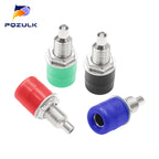 10PCS 4mm Banana Socket Binding Post Nut Banana Plug Jack Electrical Connector Terminal Test Hole DIY Parts Tools