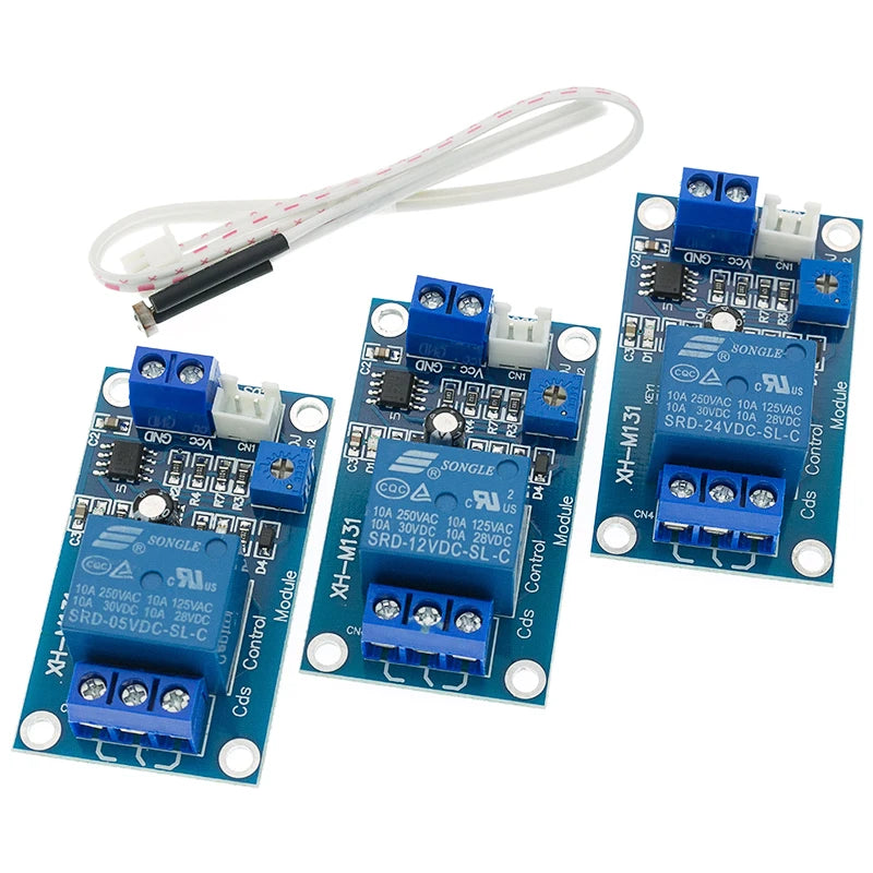 XH-M131 DC 5V 12V 24V 10A Light Control Switch Photoresistor Relay Module Detection Sensor brightness Automatic Control YANXD