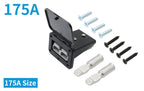 OMCH 1/2/5PCS 50A/120A/175A For Double Pole Plug Connector with Mount Bracket Panel Cover For Boat Truck Cable Connectors Plug