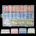 10/100/200pcs Waterproof Wire Terminals Insulation Heating Shrink Tubing Cable Connectors Solder Seal Tubes for Car Wires