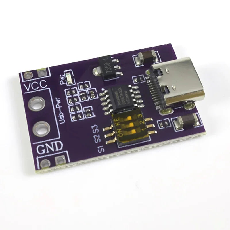 PD QC AFC Trigger Module 5V 9V 12V 15V 20V Fixed Voltage Output USB-C Fast Charging Tester for Arduino Power Bank Mobile DIY